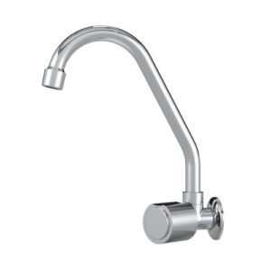 TORNEIRA 1/2 COZINHA PAREDE BICA MOVEL 1/4 VOLTA CR REAL METAIS