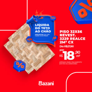 Piso 32x56 Revest.  3229 Realce 2M² CX