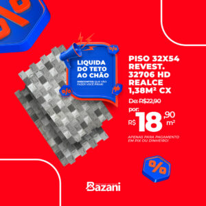 Piso 32x54 Revest. 32706 HD Realce 1,38 M² CX